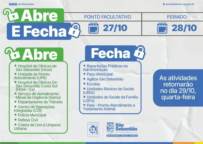Foto: Reprodução/Prefeitura de São Sebastião - SP