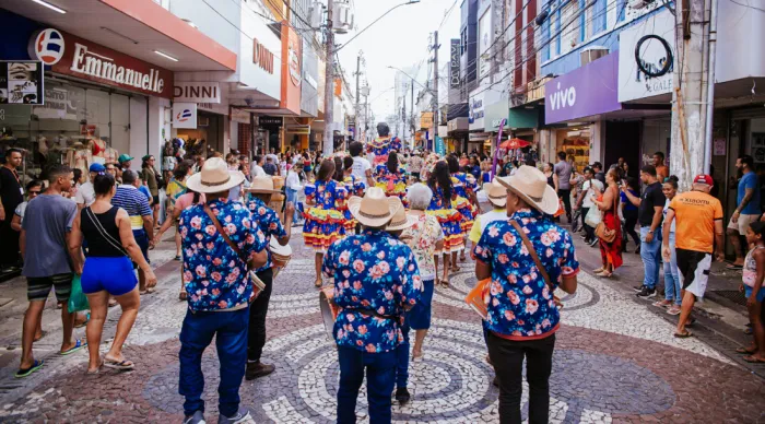 Cortejo reuniu centenas de pessoas que acompanharam o desfile dos grupos tradicionais sergipanos / Fotos: Julia Rodrigues