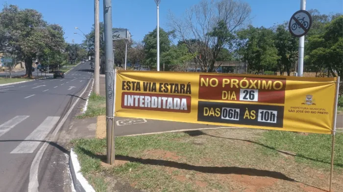 Interdições no trânsito neste domingo para o Circuito Marilson
