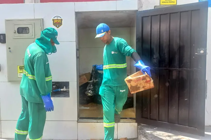 Emlur realiza colega domiciliar e serviços de conservação em mais de 30 bairros nesta sexta-feira