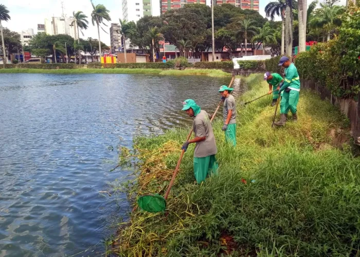Emlur realiza limpeza no Parque Solon de Lucena e intensifica preparativos para o Dia de Finados
