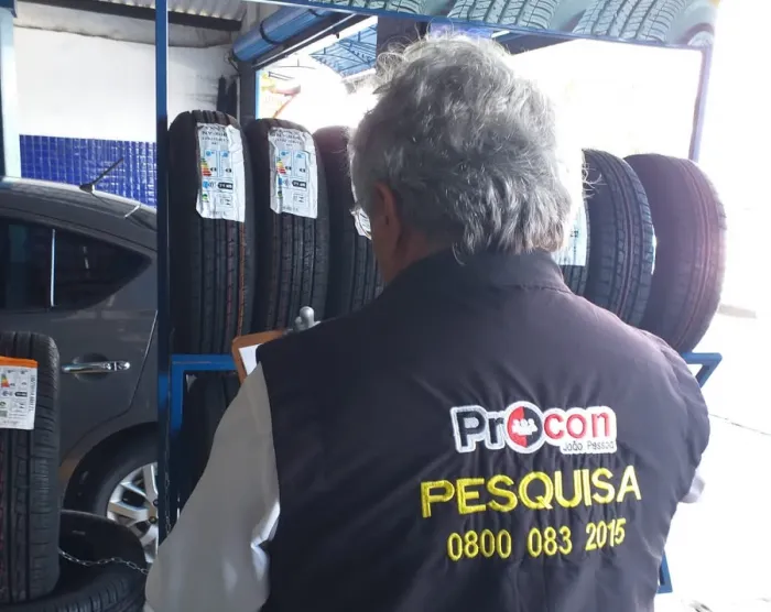 Pesquisa do Procon-JP registra variação no preço dos pneus de até 29,31%