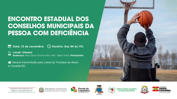 Conselho Estadual da Pessoa com Deficiência promove ciclo de encontros de Conselhos Municipais em Pinhalzinho