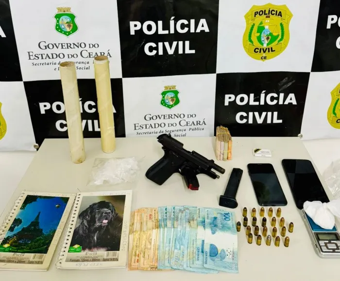 Polícia Civil captura em flagrante suspeito de tráfico de drogas na Região do Cariri