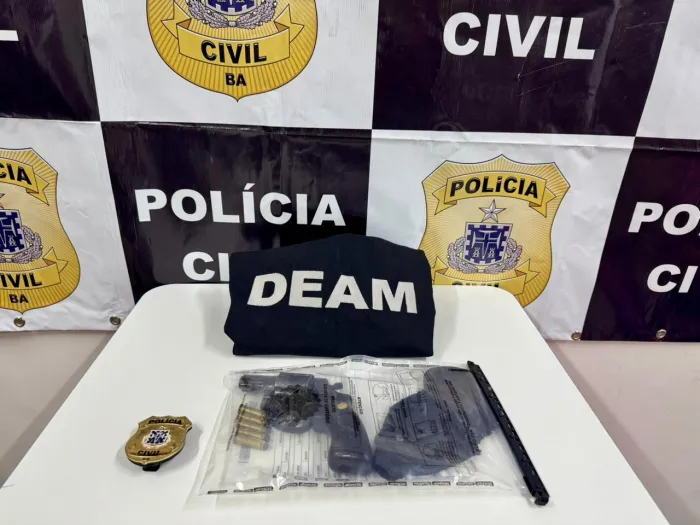 Ação da Polícia Civil apreende arma e resulta em prisão por porte ilegal