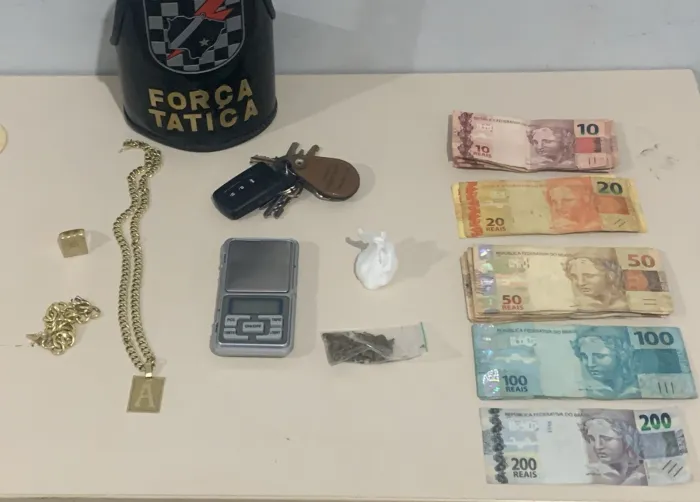 Polícia Militar em Três Lagoas realiza prisão de autor de tráfico de drogas