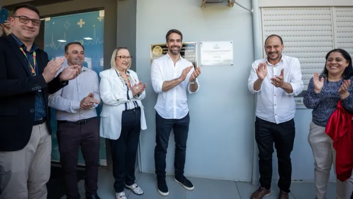 Governador Eduardo Leite inaugura reforma do pronto atendimento e entrega equipamentos a hospital em Mariano Moro