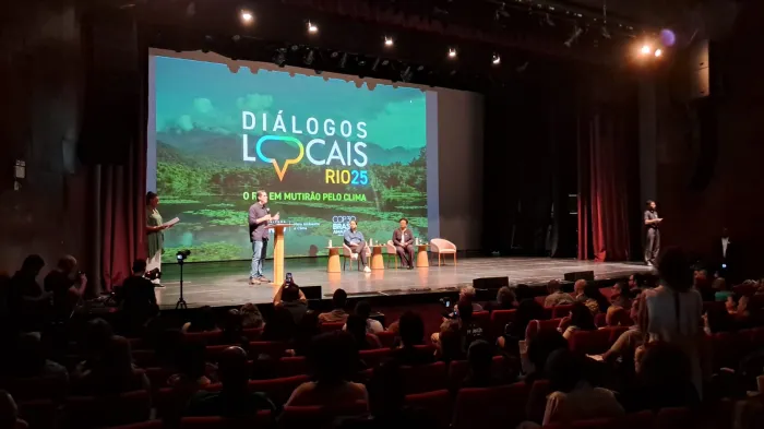 Seminário Rio de Ação Climática, no Teatro Carlos Gomes, no Centro - Foto: Divulgação