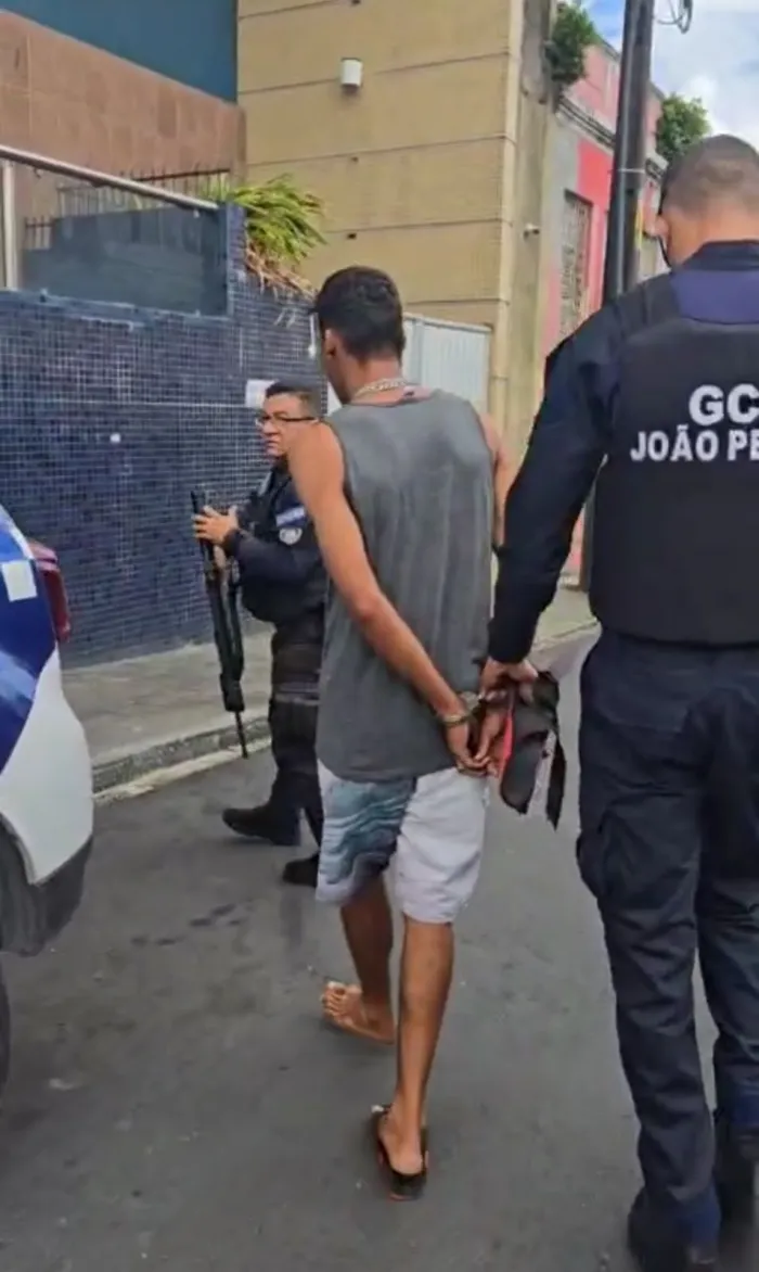 Em menos de 24 horas a Guarda Civil de João Pessoa deteve suspeito de ter matado a tiros um homem no Centro da Capital