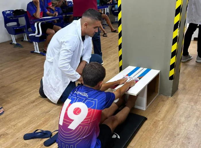 Fundação Campeões do Amanhã faz avaliação física de atletas de futebol sub-10 e sub-14
