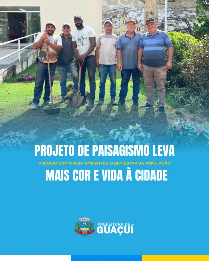 PROJETO DE PAISAGISMO LEVA MAIS COR E VIDA À CIDADE