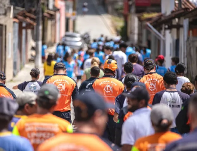 Simulado da Defesa Civil na Vila Sahy atende mais de 20 famílias e tem participação de crianças e adolescentes