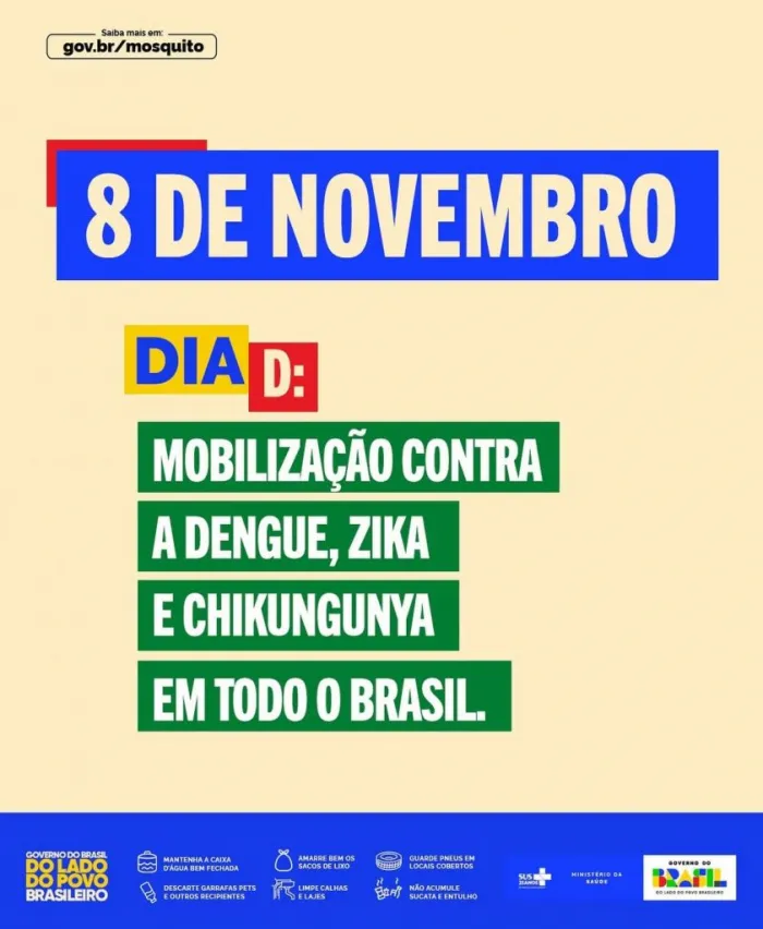 Secretaria de Saúde de Araçatuba promove “Dia D” de prevenção à dengue neste sábado
