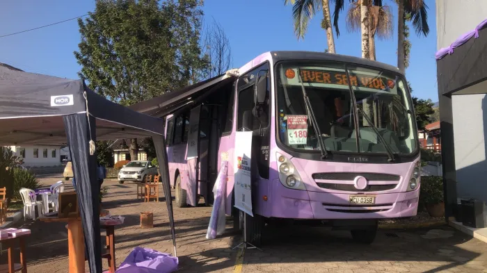 Ônibus Lilás encerra ação itinerante em novembro e contabiliza 55 municípios atendidos