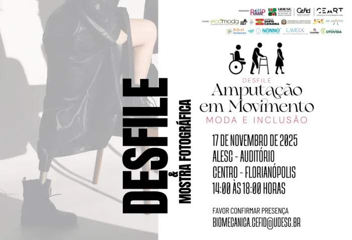 Pacientes da Udesc Cefid serão as estrelas do Desfile Amputação em Movimento neste mês
