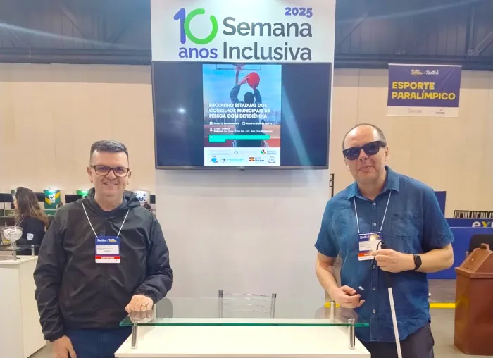 Conede/SC participa de feira voltada à tecnologias em reabilitação, inclusão e acessibilidade