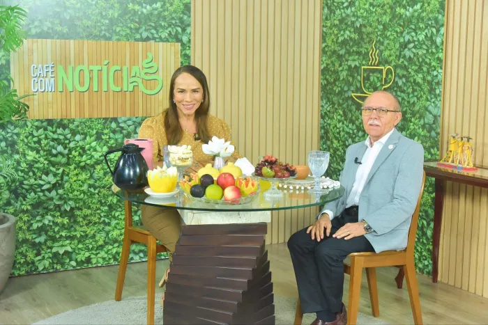 Presidente da Fecomércio, Maurício Feijó, conversou com a jornalista Elda Borges