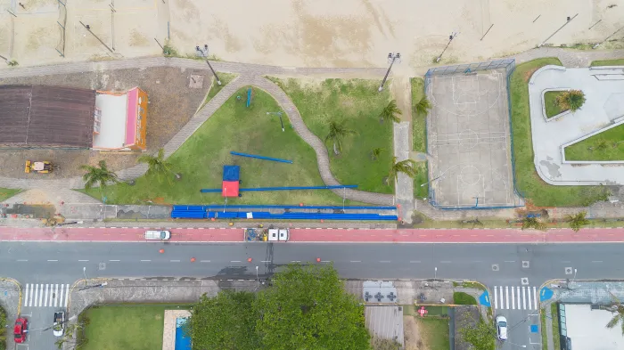 Obra amplia abastecimento de água na região central de Bertioga