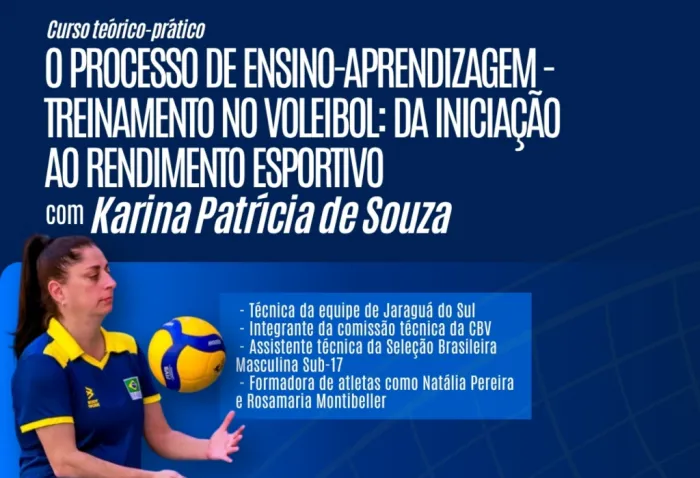Profissionais e alunos de Educação Física podem fazer curso de vôlei da Udesc Cefid com treinadora da base da seleção brasileira