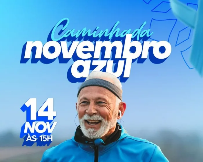 Prefeitura promove Caminhada do Novembro Azul para conscientização da saúde do homem