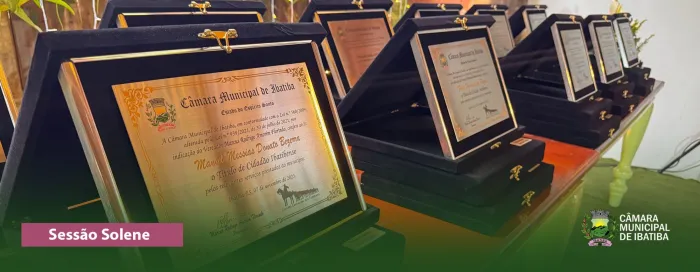 Título Cidadão Ibatibense homenageia contribuições ao Município