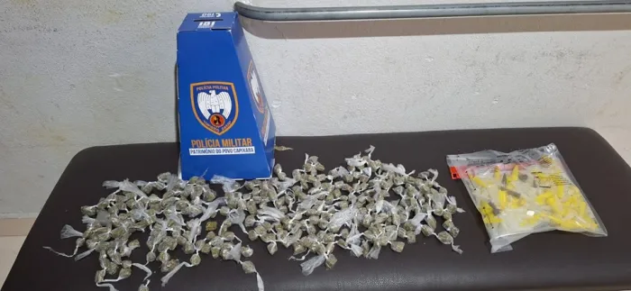 Força Tática do 2º BPM apreende buchas de maconha em Nova Venécia