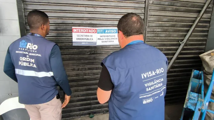 Dois estabelecimentos foram autuados por condições sanitárias impróprias. Foto: Divulgação/Seop