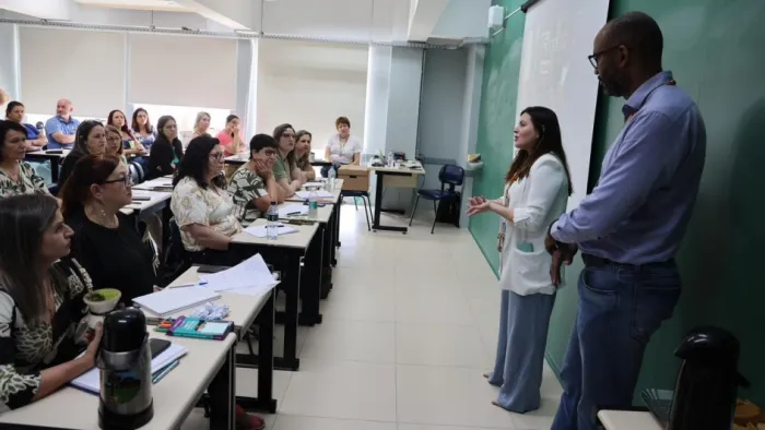 Participantes estão sendo apresentados aos fundamentos da Escola da Escolha, modelo que orienta a política de tempo integral -Foto: Ascom Seduc