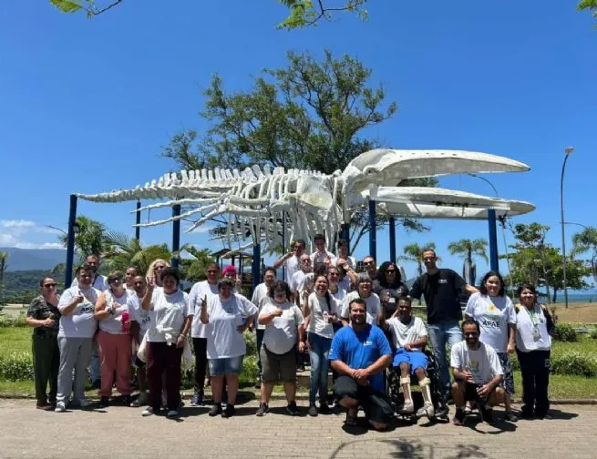 Usuários da Apae participam de passeio do projeto ‘Pé na Estrada’