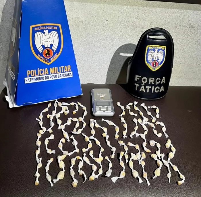 2º BPM apreende pedras de crack em São Gabriel da Palha