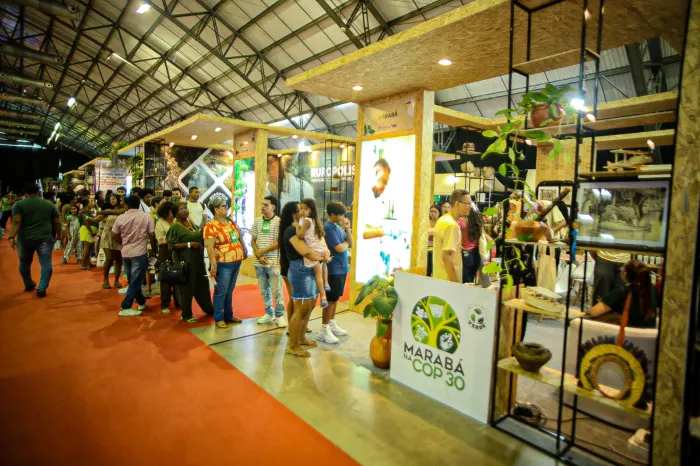 COP 30: Estande de Marabá aliou potenciais econômico, turístico e cultural da cidade com o desenvolvimento sustentável
