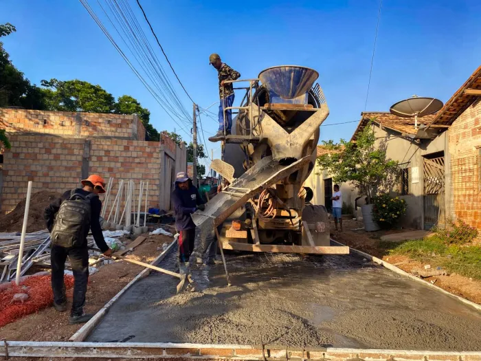 Ação Marabá: Folha 13 recebe nova etapa de pavimentação em concreto