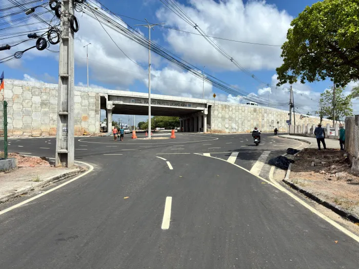 Novo acesso do Viaduto Luciano Agra será liberado e Semob-JP instala binário para facilitar a mobilidade