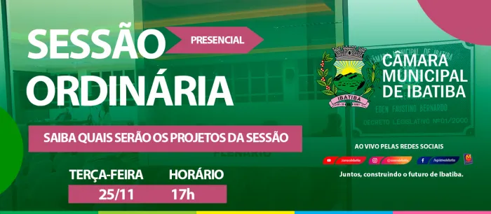 Saiba quais projetos estão em tramitação e serão apreciados na sessão de hoje (25)