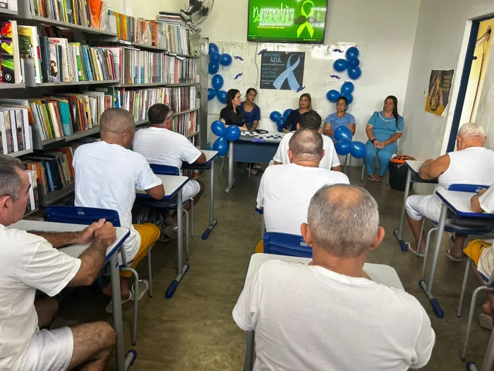 Penitenciária Padrão de Santa Rita promove ação educativa do Novembro Azul para servidores e reeducandos