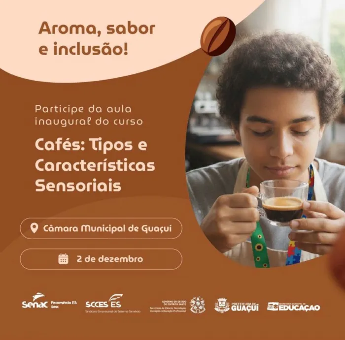 CONVITE – AULA INAUGURAL DE PROVA E CLASSIFICAÇÃO DE CAFÉ
