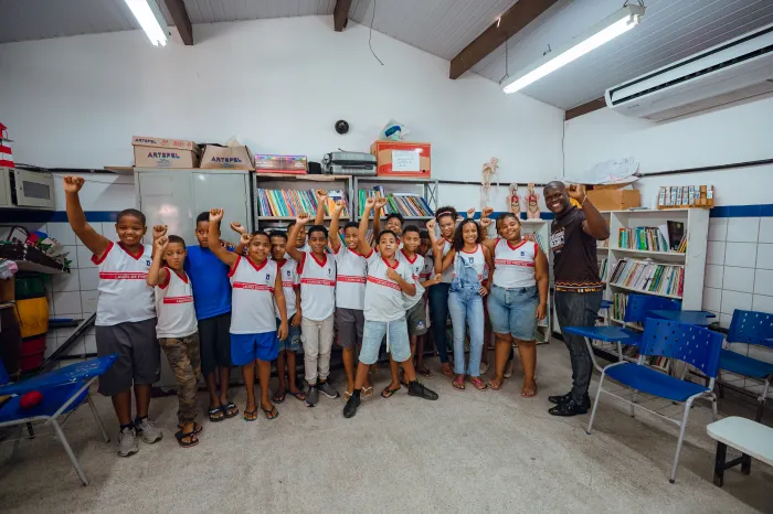 Estudantes da rede municipal participam de debate sobre ancestralidade no Novembro Negro