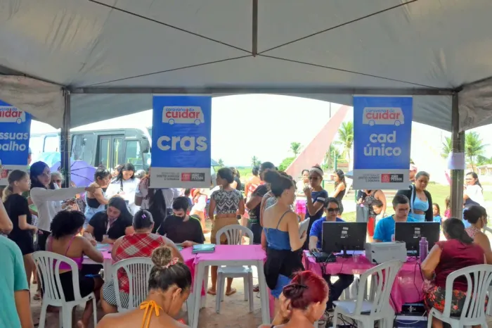 Caravana do Cuidar leva serviços gratuitos para a 11ª Feira da Cidadania do Roger/Varadouro