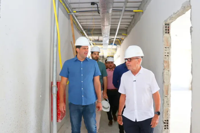 Cícero Lucena inspeciona obras do CER IV, o maior do Nordeste, com inauguração prevista para o início de 2026
