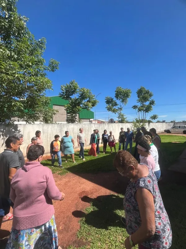 Grupo Hiperdia de Brasilândia participa de ação integrada sobre câncer bucal no Novembro Bordô