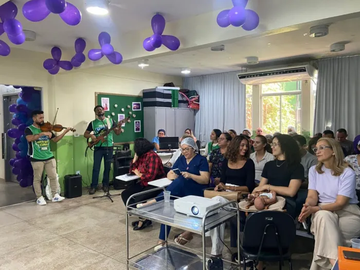 Saúde: Palestra no HMI reforça cuidados e prevenção à prematuridade no Novembro Roxo