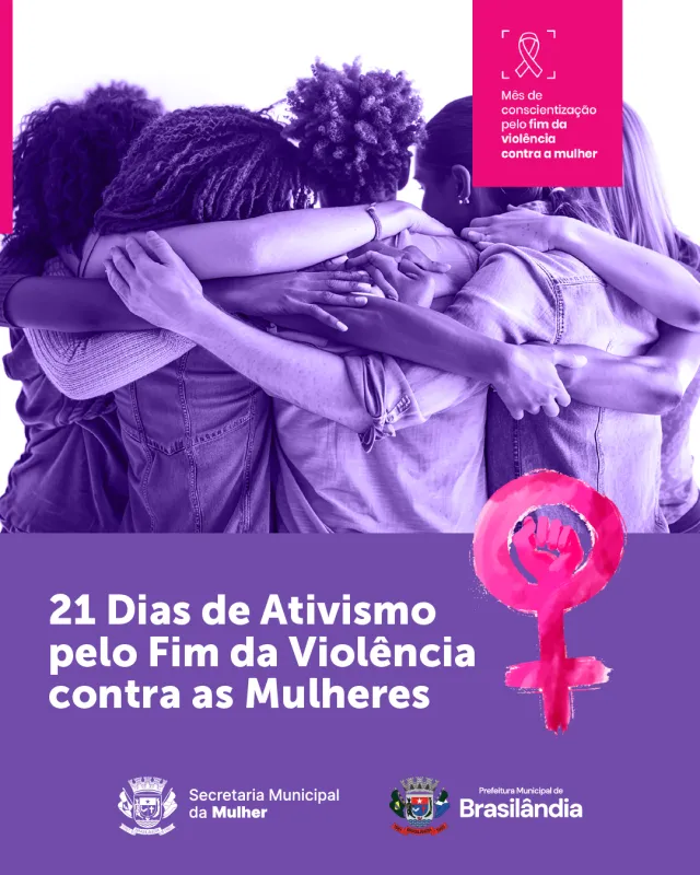 Secretaria da Mulher de Brasilândia inicia 21 Dias de Ativismo com ação na Praça Central