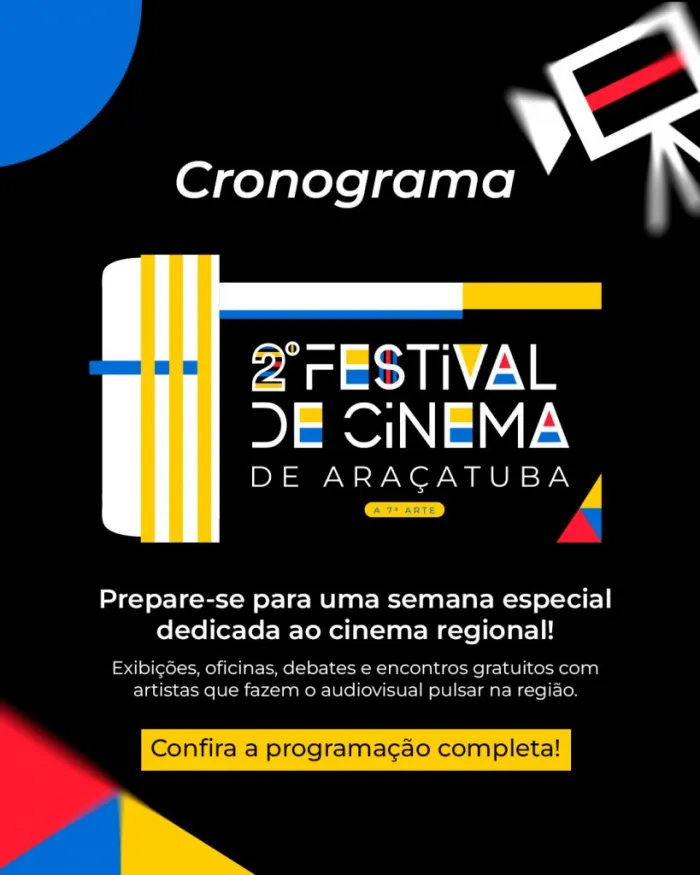 Festival de Cinema retorna a Araçatuba com o Interior Paulista em destaque