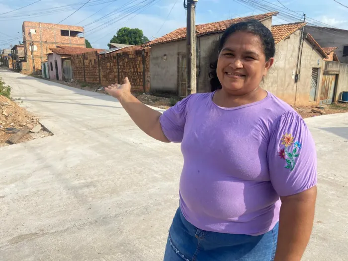 Ação Marabá: Ruas da Folha 06 recebem obras de pavimentação em concreto