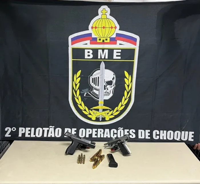 Batalhão de Missões Especiais apreende duas pistolas em Jardim Marilândia