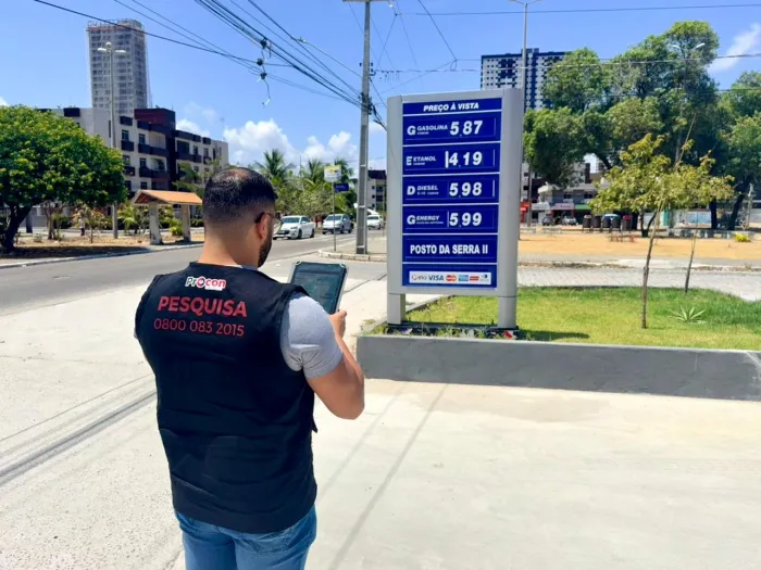 Pesquisa do Procon-JP registra que menor preço da gasolina comum é de R$ 5,76