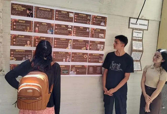 Calendário Afro-Indígena desenvolvido por estudantes da Uespi de Piripiri valoriza memórias e identidades do Piauí