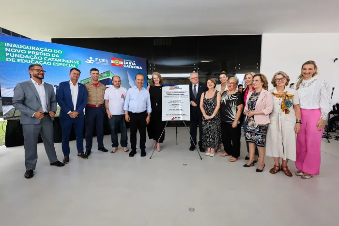 Governo do Estado inaugura novo prédio da Fundação Catarinense de Educação Especial em São José para atendimento especializado 