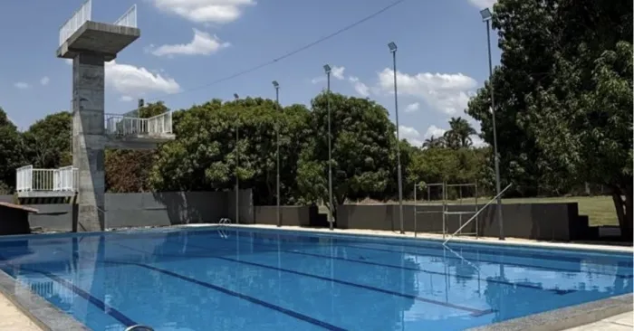 Segurança inaugura piscina semiolímpica com plataforma de salto na Acadepol nesta quinta (4)
