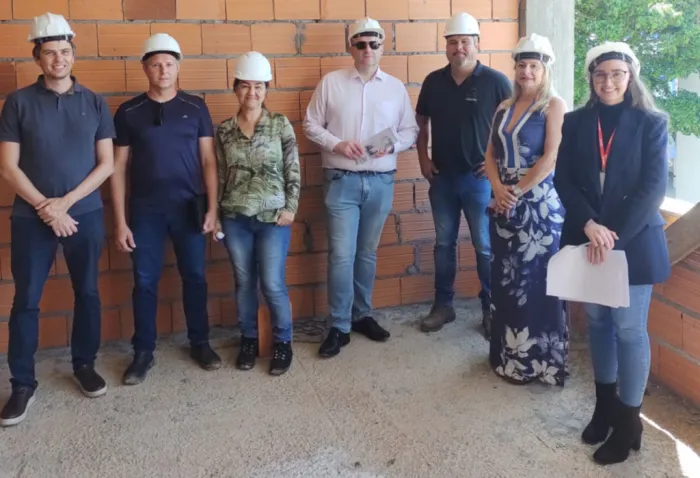 Udesc recebe Ministério Público de Santa Catarina para vistoria na obra de escola no Novo Cefid